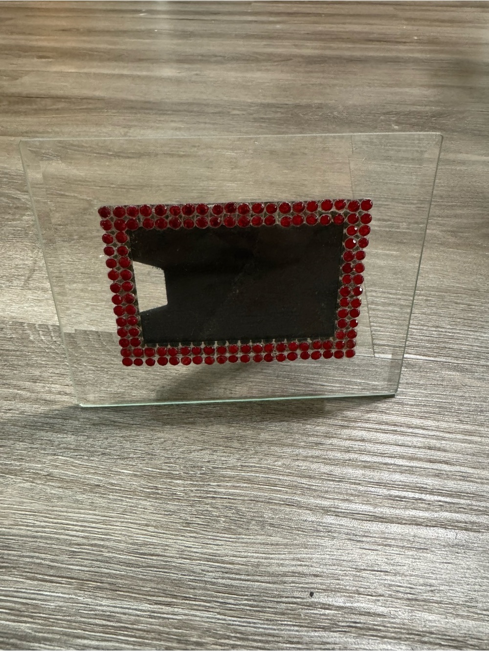 Glass Red Gemstone Mini Picture Frame - Picture 2 of 6